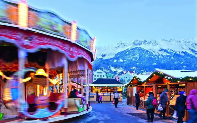 Marktplatz, uno de los mercados de Navidad en Innsbruck
