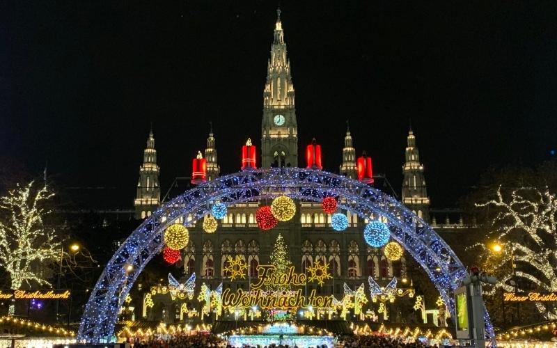 Rathausplatz, uno de los mercados de Navidad en Viena