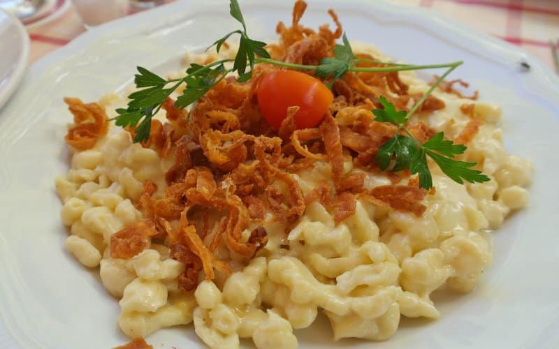 Spätzle, un plato que comer en Austria