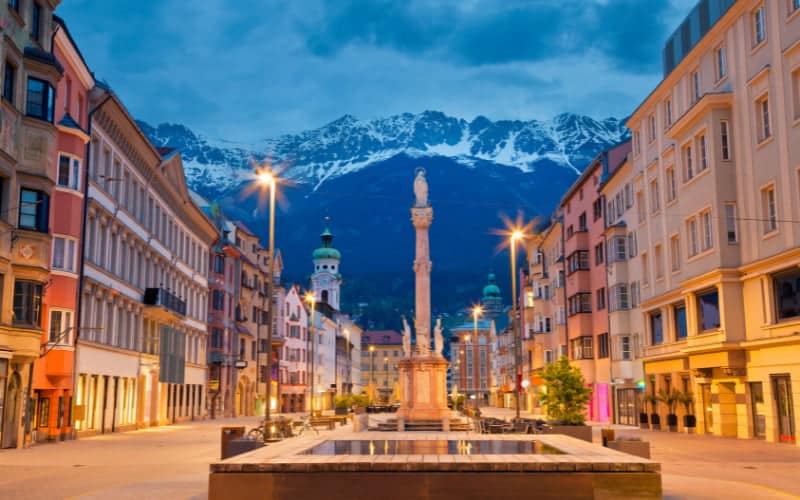 Innsbruck, una de las ciudades para vivir en Austria