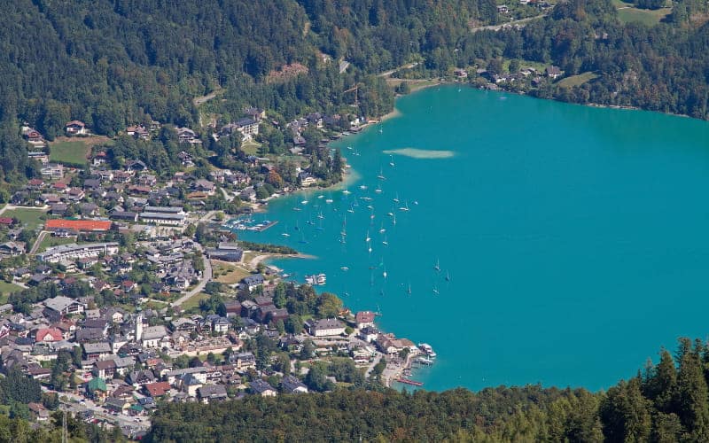 Wolfgangsee, uno de los lagos de Austria más bonitos