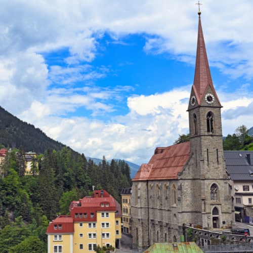 Pfarrkirche, en Bad Gastein